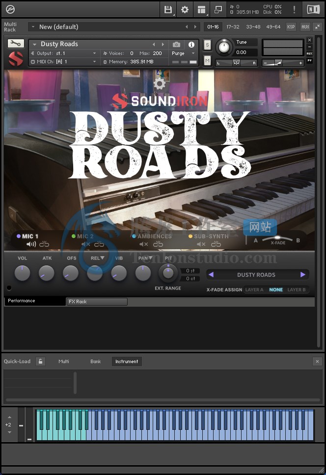 Soundiron Dusty Roads (Kontakt) 电钢琴音色库插图
