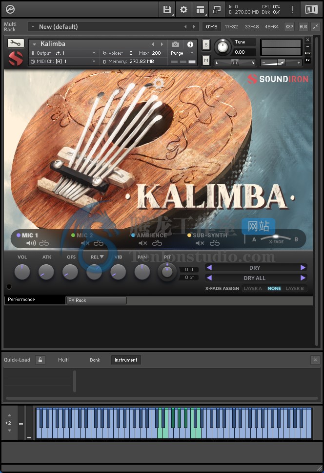 Soundiron Kalimba 3.0 (Kontakt) 非洲民族乐器卡林巴琴音色库插图