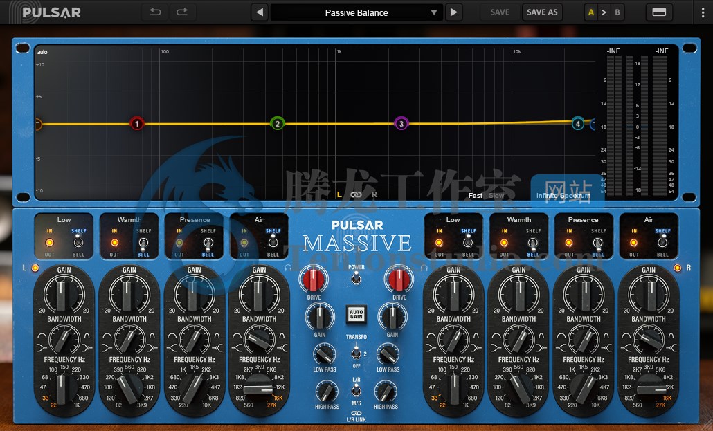音频EQ均衡效果器插件 Pulsar Audio Pulsar Massive v1.1.2插图