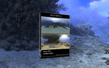 Dosch Design HDRI Underwater – 水下海底世界场景HDR贴图
