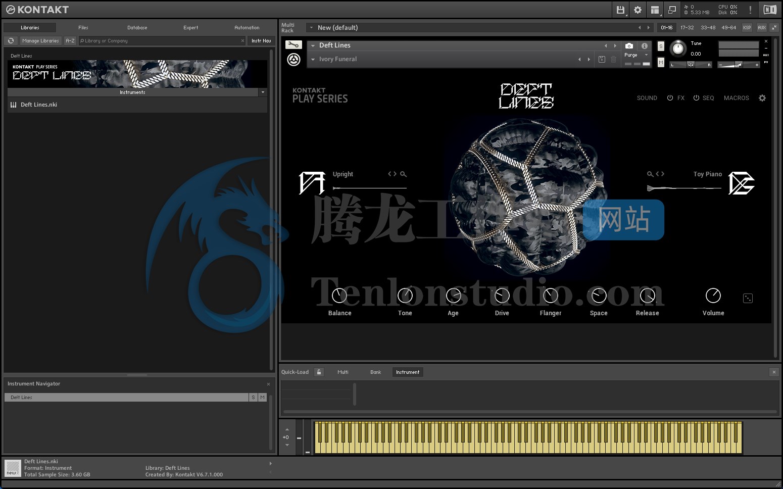 Native Instruments Play Series DEFT LINES v2.0.0 (KONTAKT) 低音管弦乐合成音源插图