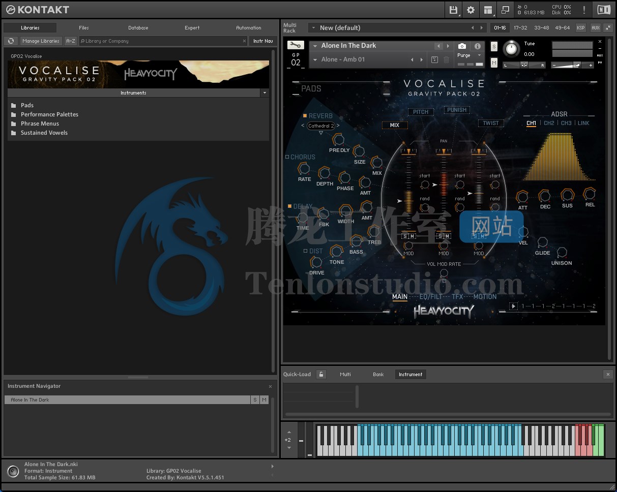 Heavyocity Gravity Pack 02 Vocalise v1.1.0 (Kontakt) 人声效果合成音色库插图