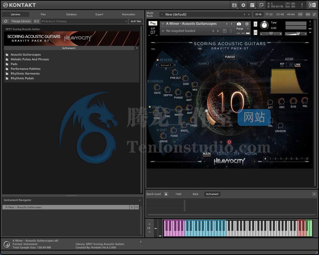 Heavyocity Gravity Pack 07 Scoring Acoustic Guitars (Kontakt) 虚拟乐器原声吉他音色库插图