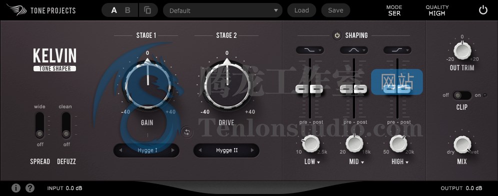 音频EQ均衡器插件 Tone Projects Kelvin v1.5.2 破解版插图 音频EQ均衡器插件 Tone Projects Kelvin v1.5.2 破解版插图
