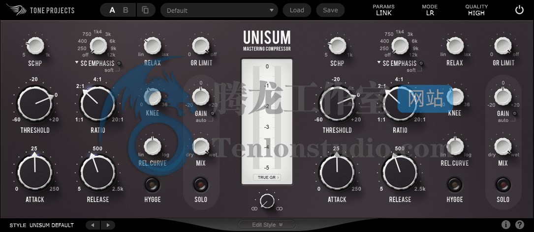 音频母带压缩器插件 Tone Projects Unisum v1.1.6 破解版插图 音频母带压缩器插件 Tone Projects Unisum v1.1.6 破解版插图