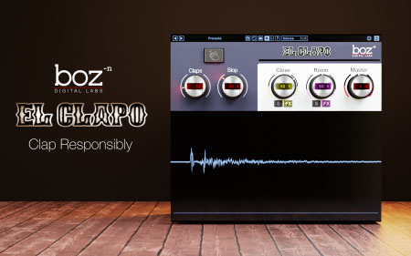 音频拍手鼓掌效果虚拟乐器插件 Boz Digital Labs El Clapo v1.1.5 R2R破解版