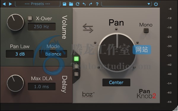 音频效果器插件 Boz Digital Labs Pan Knob v2.0.0 破解版插图