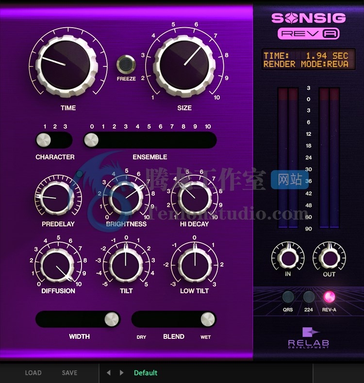 音频混响效果器插件 ReLab Sonsig Rev-A v1.0.1 破解版插图 音频混响效果器插件 ReLab Sonsig Rev-A v1.0.1 破解版插图