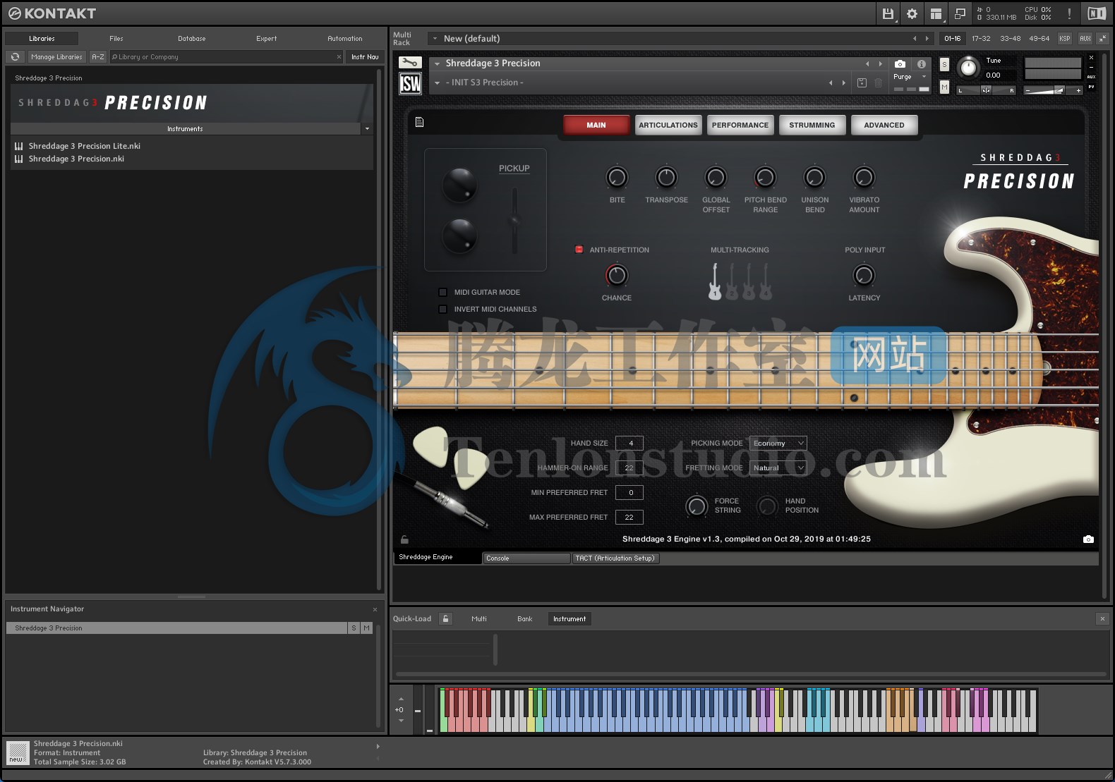 Impact Soundworks Shreddage 3 Precision (Kontakt) 五弦电贝司音色库插图 Impact Soundworks Shreddage 3 Precision (Kontakt) 五弦电贝司音色库插图