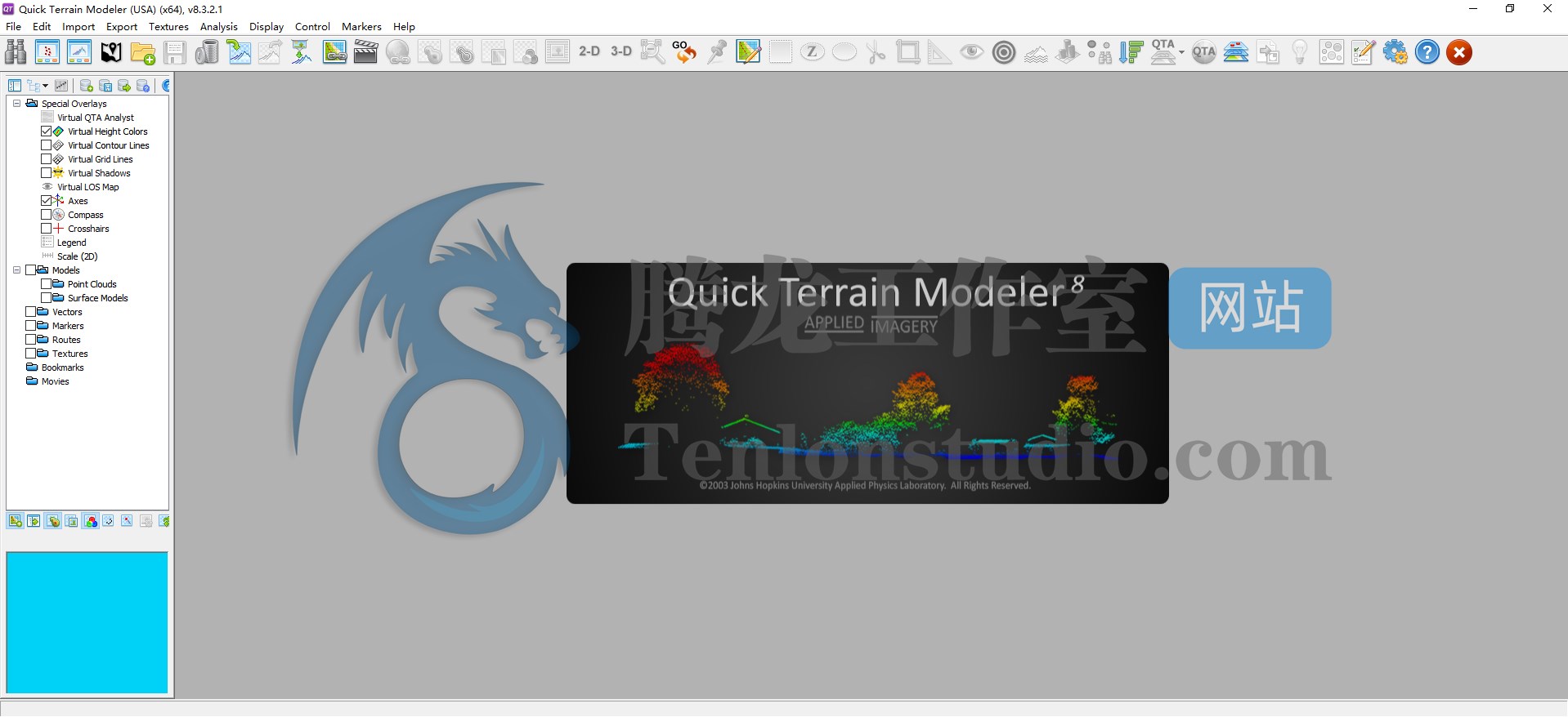3D点云和地形开发软件包 Quick Terrain Modeller (USA) v8.4.0.82836 破解版插图 3D点云和地形开发软件包 Quick Terrain Modeller (USA) v8.4.0.82836 破解版插图