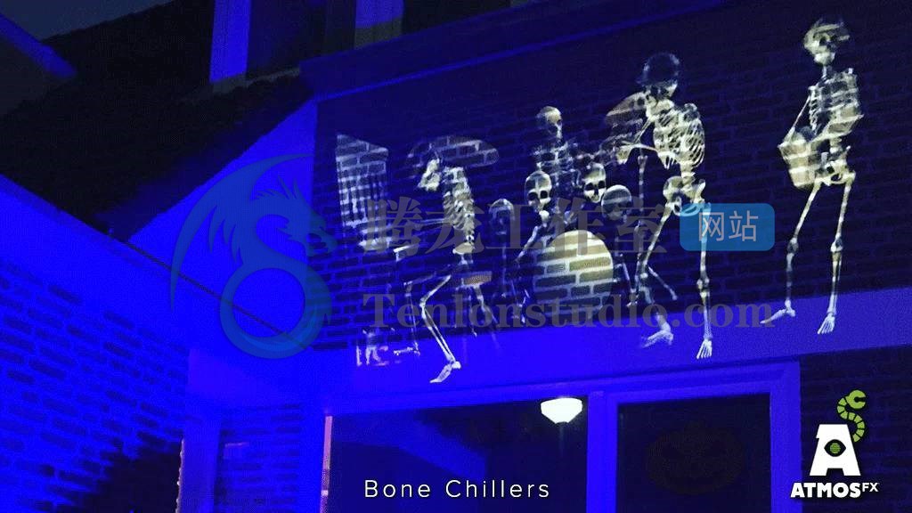AtmosFX Bone Chillers (骷髅) AtmosFX万圣节系列数字装饰插图1 AtmosFX Bone Chillers (骷髅) AtmosFX万圣节系列数字装饰插图1