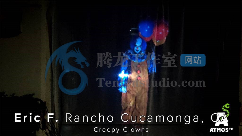AtmosFX Creepy Clowns (小丑) AtmosFX万圣节系列数字装饰插图 AtmosFX Creepy Clowns (小丑) AtmosFX万圣节系列数字装饰插图