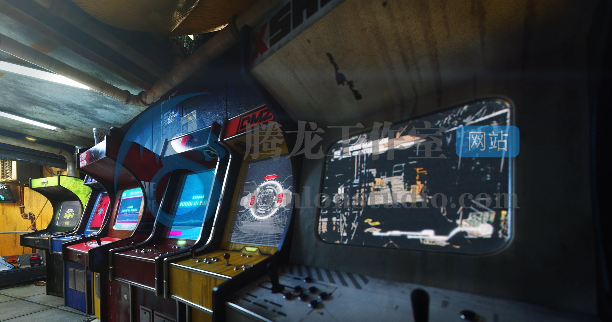 KitBash3D Cyber District 叛逆赛博朋克世界场景3D模型插图5 KitBash3D Cyber District 叛逆赛博朋克世界场景3D模型插图5