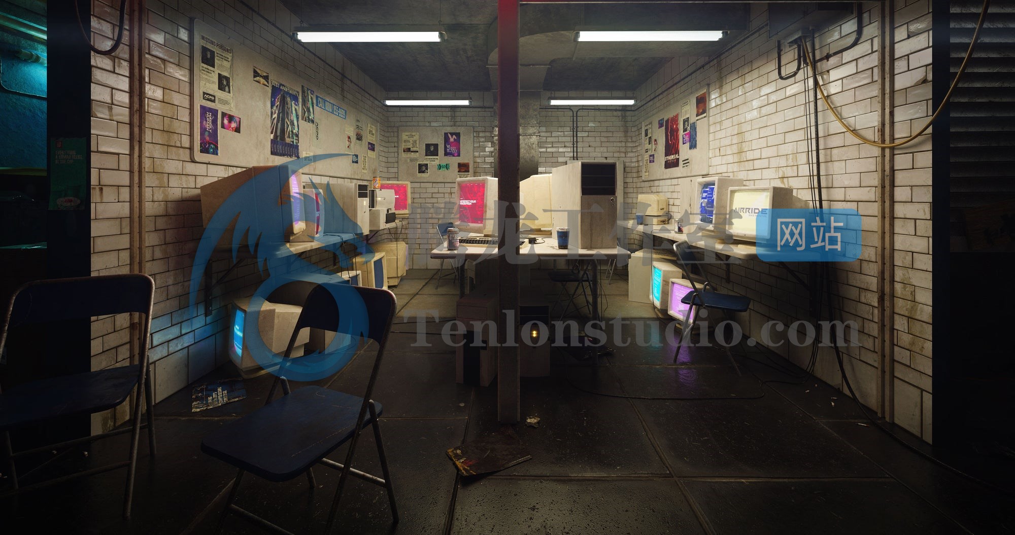 KitBash3D Cyber District 叛逆赛博朋克世界场景3D模型插图3 KitBash3D Cyber District 叛逆赛博朋克世界场景3D模型插图3