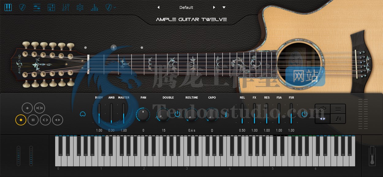虚拟十二弦吉他乐器插件 Ample Guitar Twelve v3.6.0 破解版插图 虚拟十二弦吉他乐器插件 Ample Guitar Twelve v3.6.0 破解版插图
