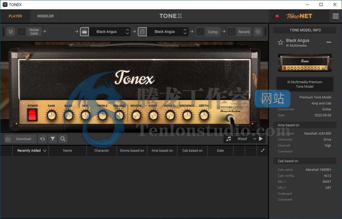 音频效果器音色模拟软件 IK Multimedia Tonex Max v1.2.6 R2R破解版插图 音频效果器音色模拟软件 IK Multimedia Tonex Max v1.2.6 R2R破解版插图