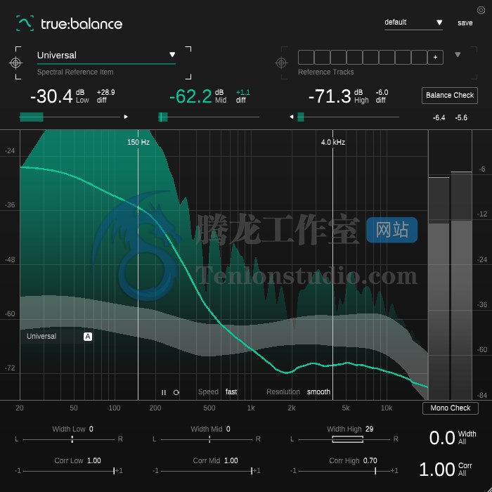 智能频谱分析插件 Sonible True Balance v1.0.4 R2R版