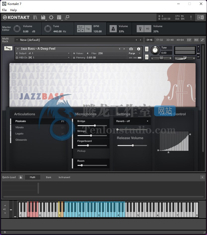 Jazz bass kontakt discount