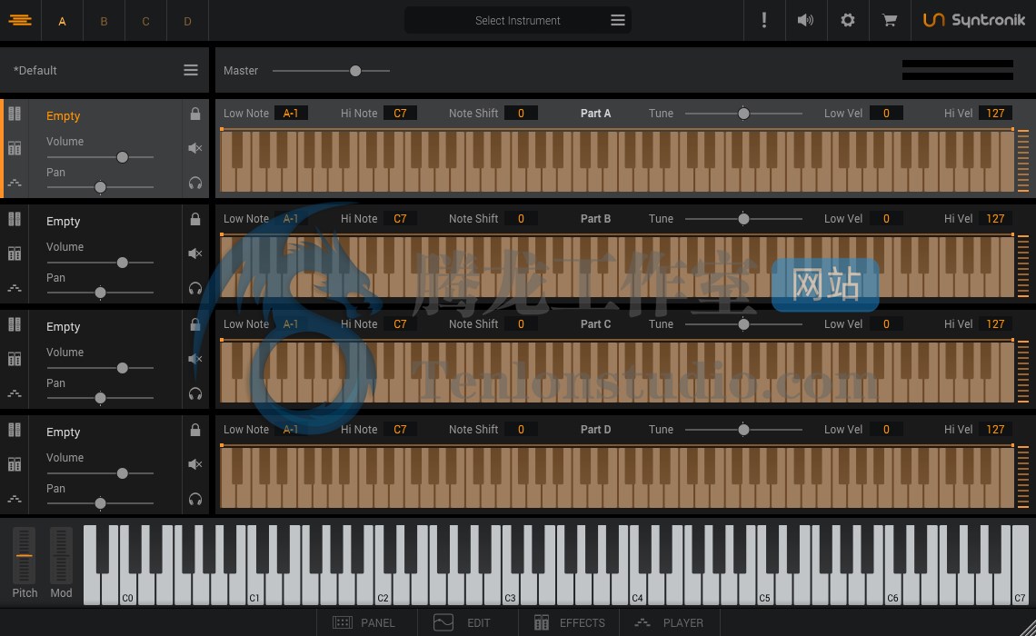 音频音效合成器 IK Multimedia Syntronik v2.1.1 R2R破解版插图 音频音效合成器 IK Multimedia Syntronik v2.1.1 R2R破解版插图