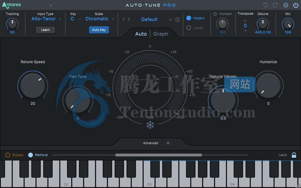 音高自动修正插件 Antares Auto-Tune Pro X v10.2.0 破解版插图 音高自动修正插件 Antares Auto-Tune Pro X v10.2.0 破解版插图