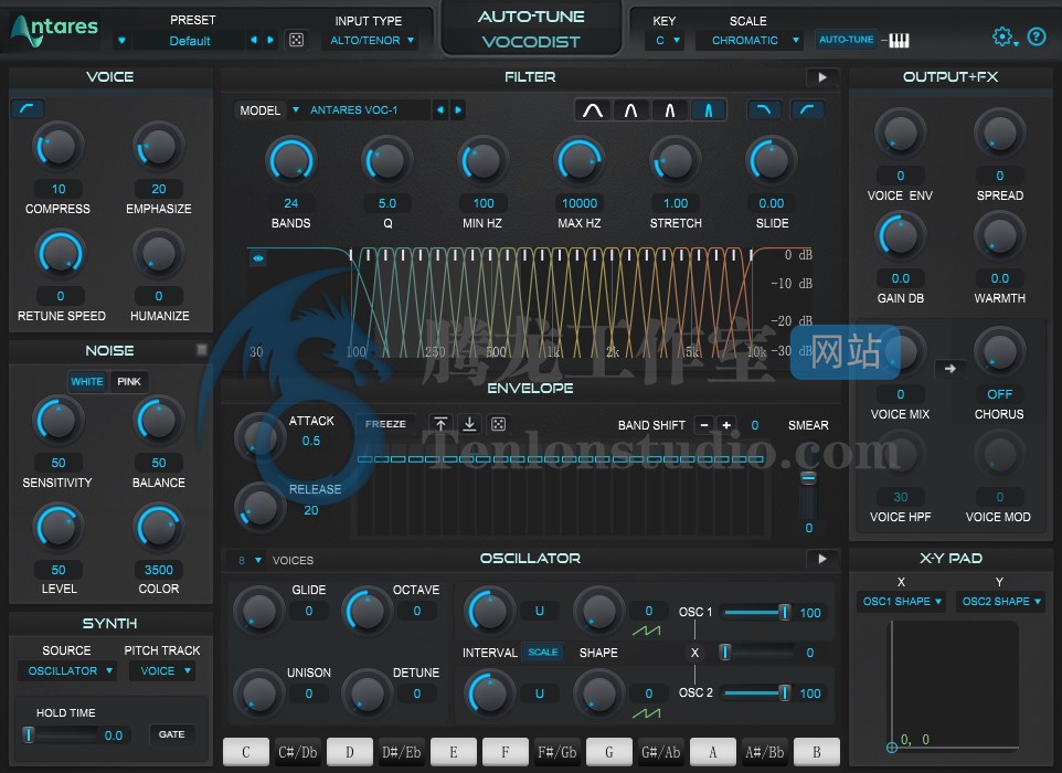 人声效果器插件 Antares Auto-Tune Vocodist v1.1.0 破解版插图 人声效果器插件 Antares Auto-Tune Vocodist v1.1.0 破解版插图