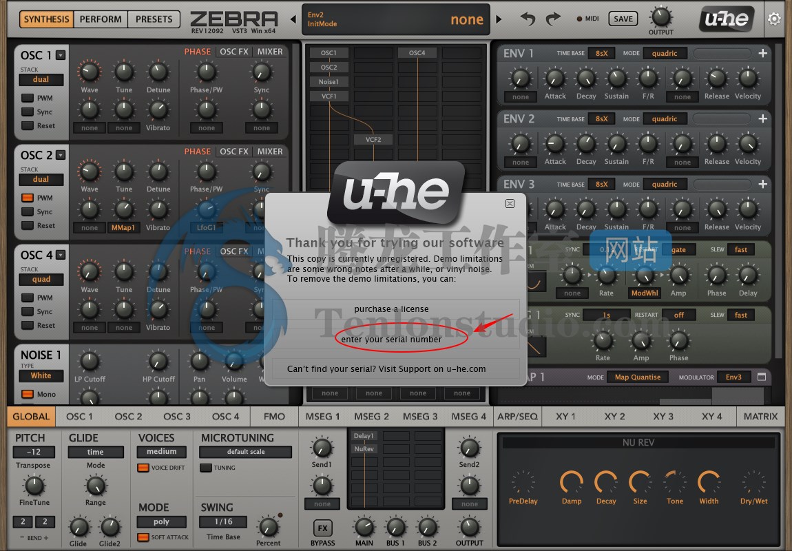 音效合成器 Uhe Zebra Legacy v2.9.3 破解版插图1 音效合成器 Uhe Zebra Legacy v2.9.3 破解版插图1