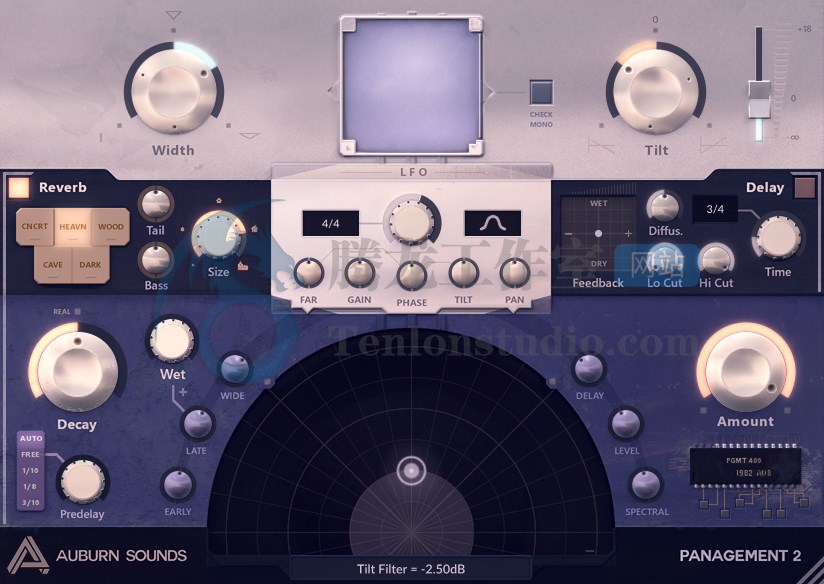 音频立体声效果器插件 Auburn Sounds Panagement v2.5.1 破解版插图 音频立体声效果器插件 Auburn Sounds Panagement v2.5.1 破解版插图