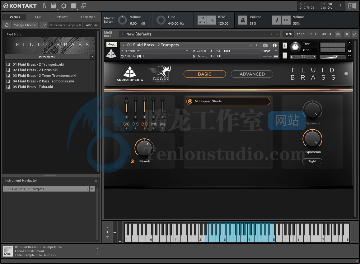 Audio Imperia Fluid Brass (KONTAKT) 铜管乐器音源插图 Audio Imperia Fluid Brass (KONTAKT) 铜管乐器音源插图