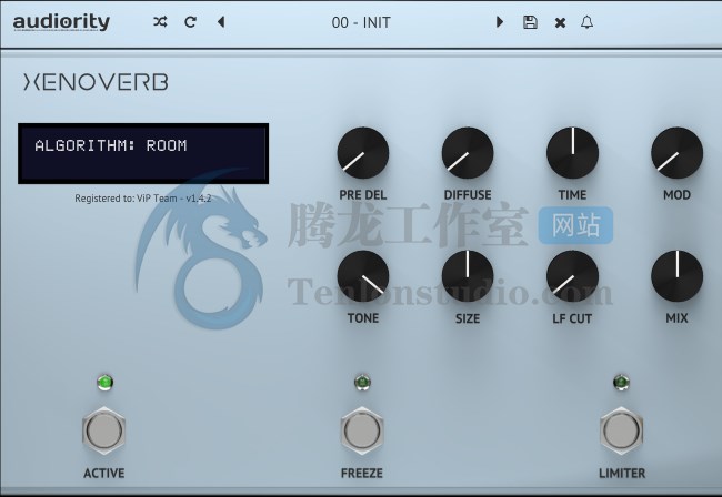 音频混响效果器插件 Audiority XenoVerb v1.4.2 破解版插图 音频混响效果器插件 Audiority XenoVerb v1.4.2 破解版插图