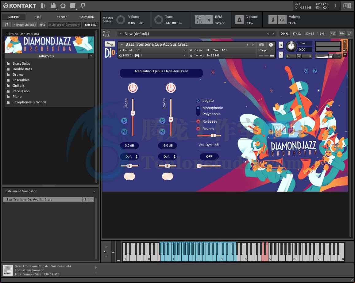 Strezov Sampling Diamond Jazz Orchestra (KONTAKT) 爵士乐团音源插图 Strezov Sampling Diamond Jazz Orchestra (KONTAKT) 爵士乐团音源插图