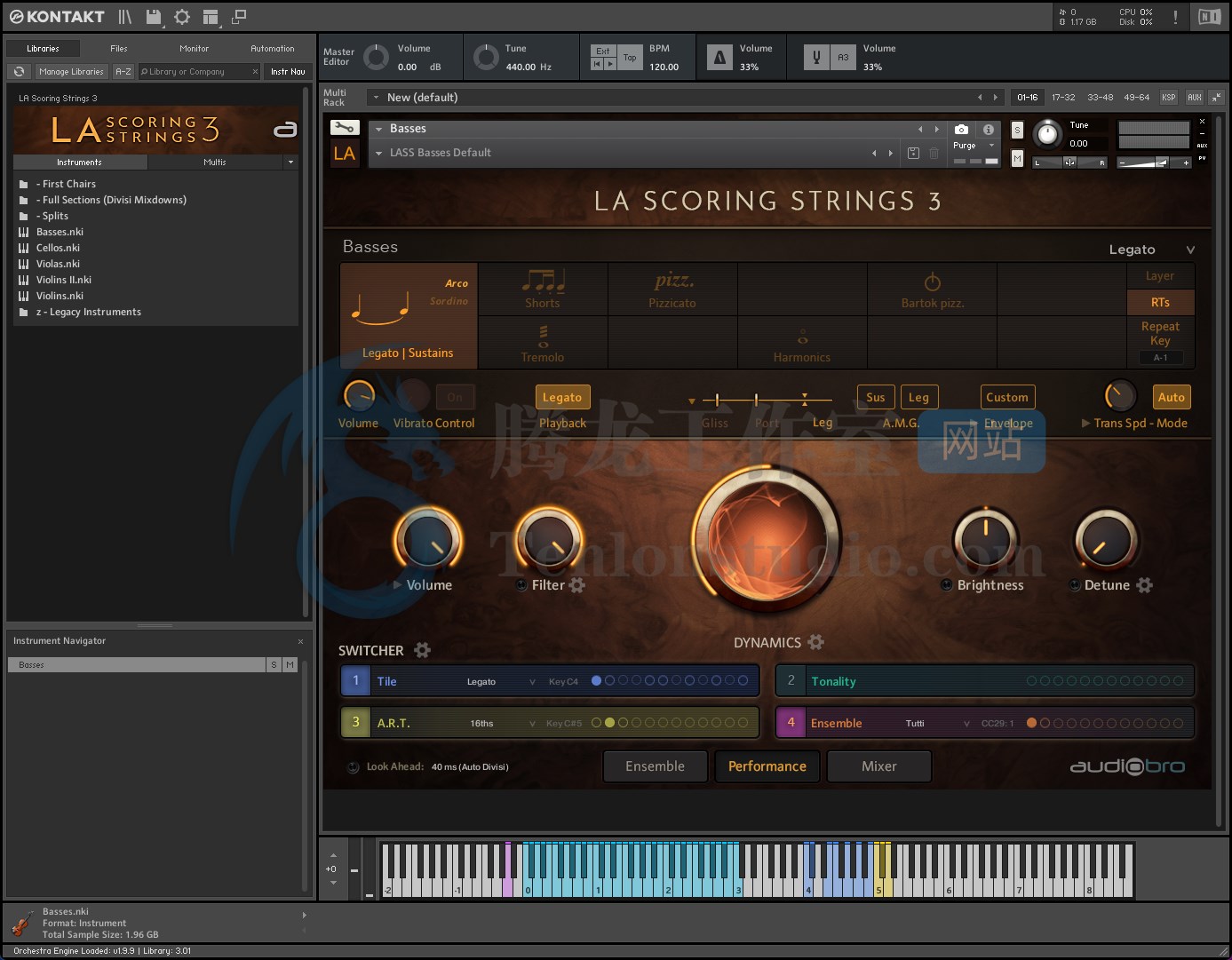 Audiobro LA Scoring Strings 3 (KONTAKT) LASS3拉丝弦乐音源插图 Audiobro LA Scoring Strings 3 (KONTAKT) LASS3拉丝弦乐音源插图