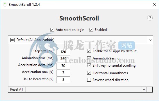 滚动动画顺滑度增强软件 SmoothScroll v1.2.4 破解版插图 滚动动画顺滑度增强软件 SmoothScroll v1.2.4 破解版插图