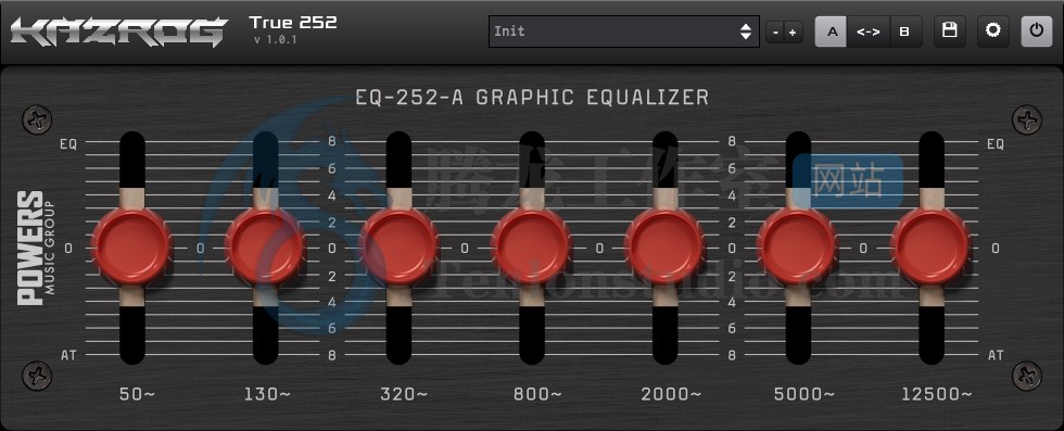 音频复古图形均衡器插件 Kazrog True 252 v1.0.1 破解版插图 音频复古图形均衡器插件 Kazrog True 252 v1.0.1 破解版插图