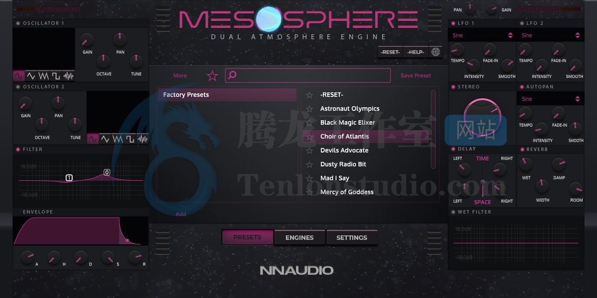 音效合成器 New Nation Mesosphere v1.1.2 破解版插图 音效合成器 New Nation Mesosphere v1.1.2 破解版插图