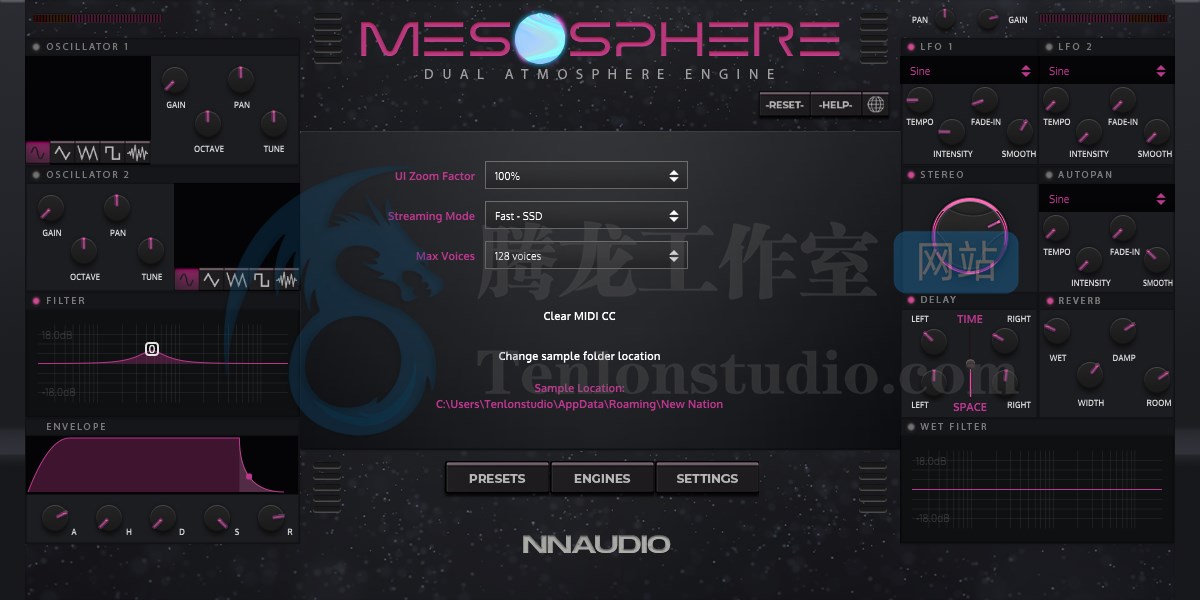 音效合成器 New Nation Mesosphere v1.1.2 破解版插图1 音效合成器 New Nation Mesosphere v1.1.2 破解版插图1