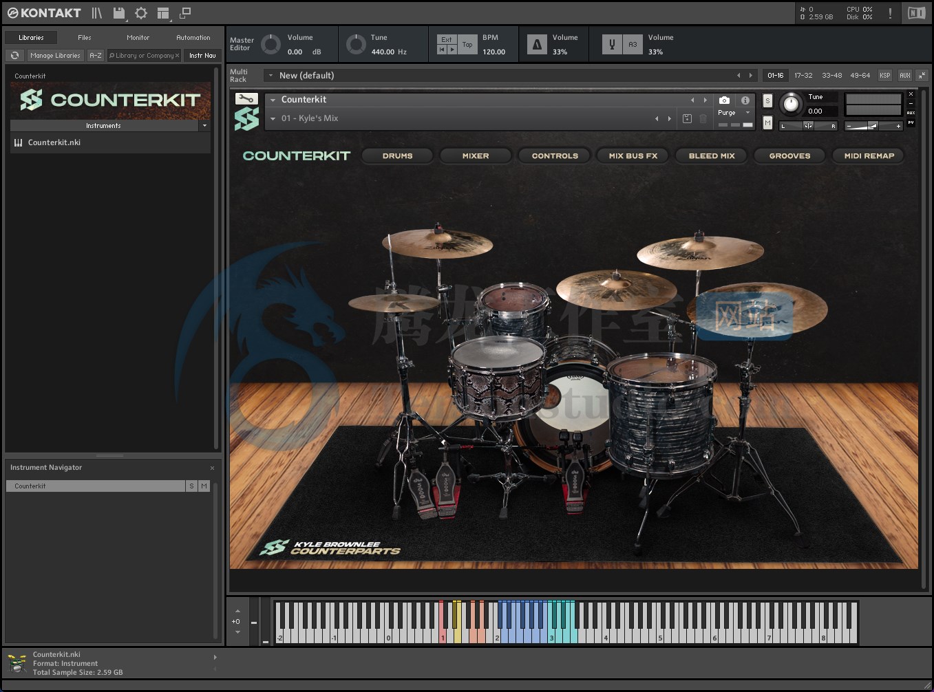 Soundblind Drums Counterkit (KONTAKT) 鼓组音源插图 Soundblind Drums Counterkit (KONTAKT) 鼓组音源插图