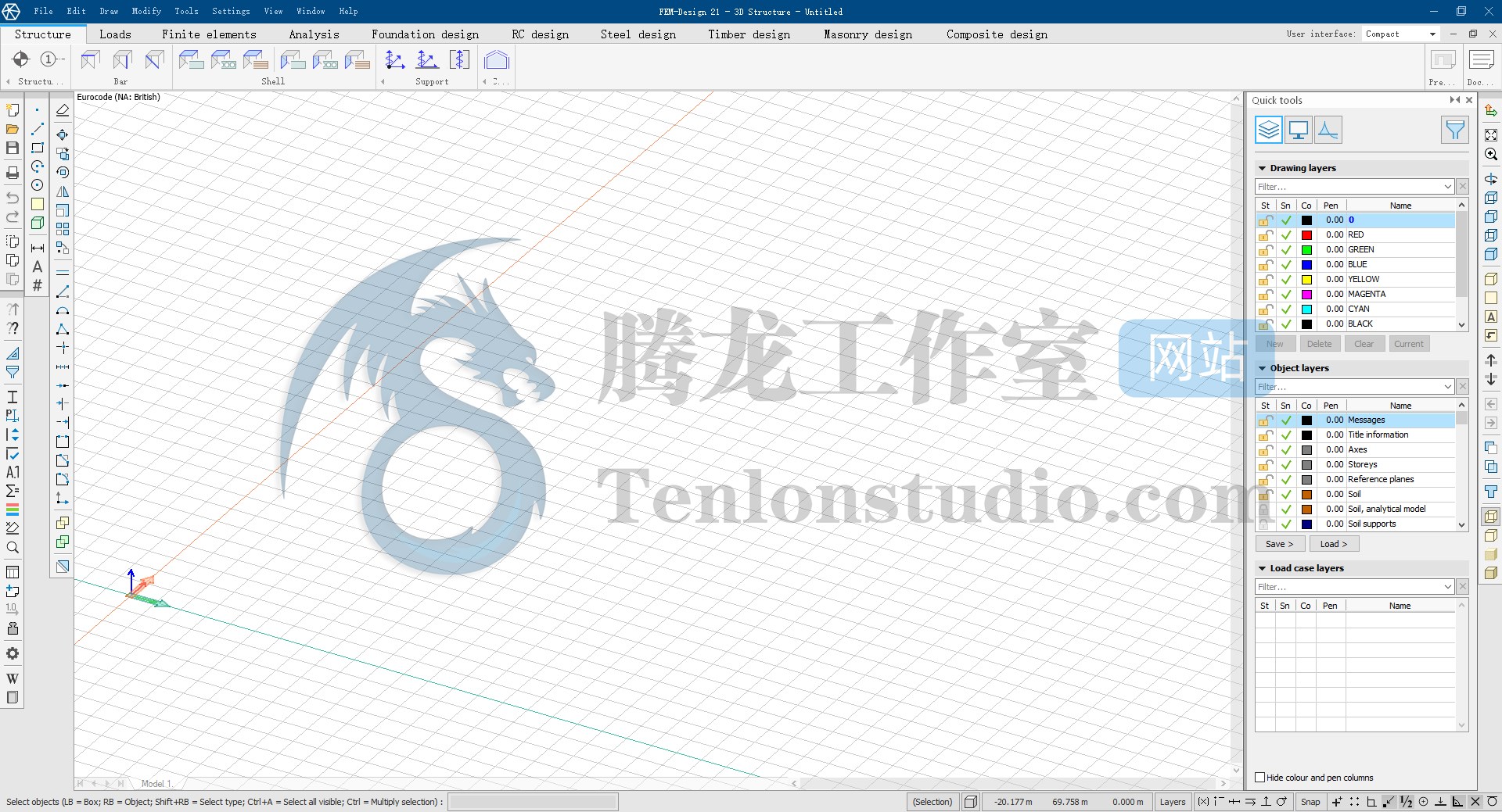 3D结构设计分析软件 StruSoft FEM-Design Suite v21.00.006 破解版插图 3D结构设计分析软件 StruSoft FEM-Design Suite v21.00.006 破解版插图