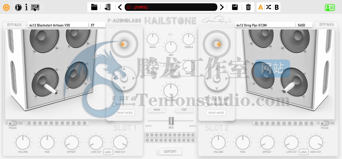 音频箱体模拟插件 F-AudioLabs Hailstone v1.3.1 R2R破解版插图 音频箱体模拟插件 F-AudioLabs Hailstone v1.3.1 R2R破解版插图