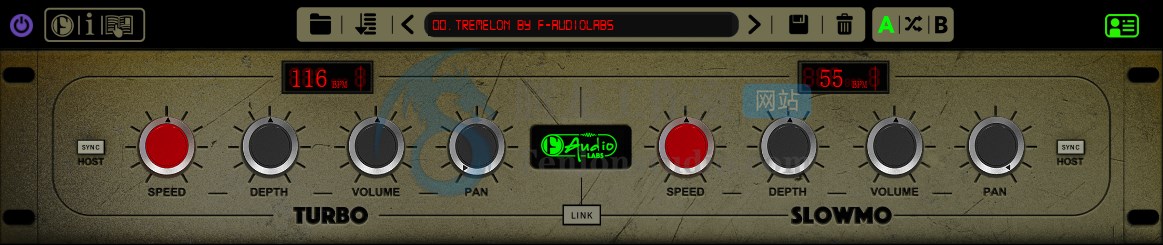 音频颤音效果器插件 F-AudioLabs Tremelon Rack v1.3.0 破解版插图 音频颤音效果器插件 F-AudioLabs Tremelon Rack v1.3.0 破解版插图