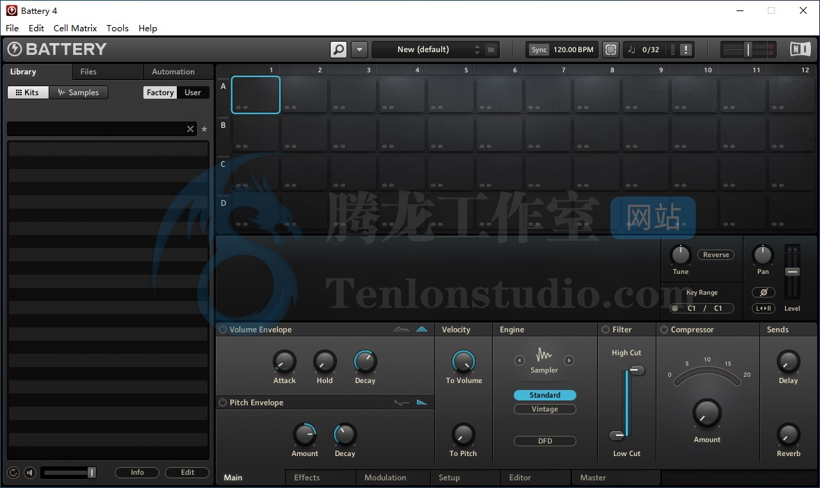 鼓采样器 Native Instruments Battery v4.3.0 Rev 4 VR破解版插图 鼓采样器 Native Instruments Battery v4.3.0 Rev 4 VR破解版插图