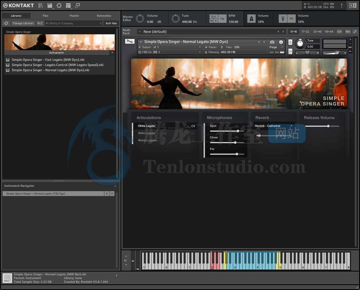 Fluffy Audio Simple Opera Singer (KONTAKT) 歌剧女声音源插图 Fluffy Audio Simple Opera Singer (KONTAKT) 歌剧女声音源插图