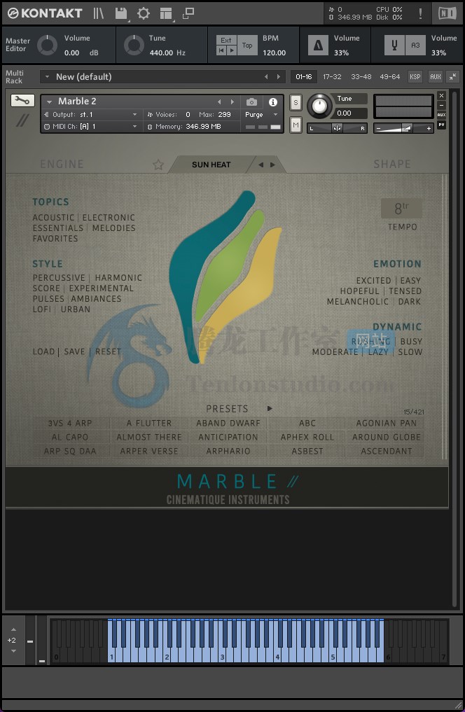 Cinematique Instruments Marble 2 (KONTAKT) 灵感创意合成音源插图 Cinematique Instruments Marble 2 (KONTAKT) 灵感创意合成音源插图