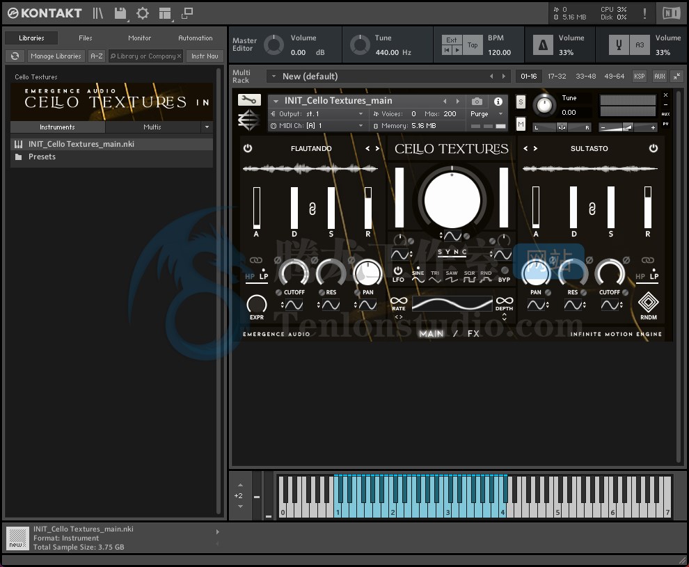 Emergence Audio Cello Textures (KONTAKT) 大提琴音源插图 Emergence Audio Cello Textures (KONTAKT) 大提琴音源插图