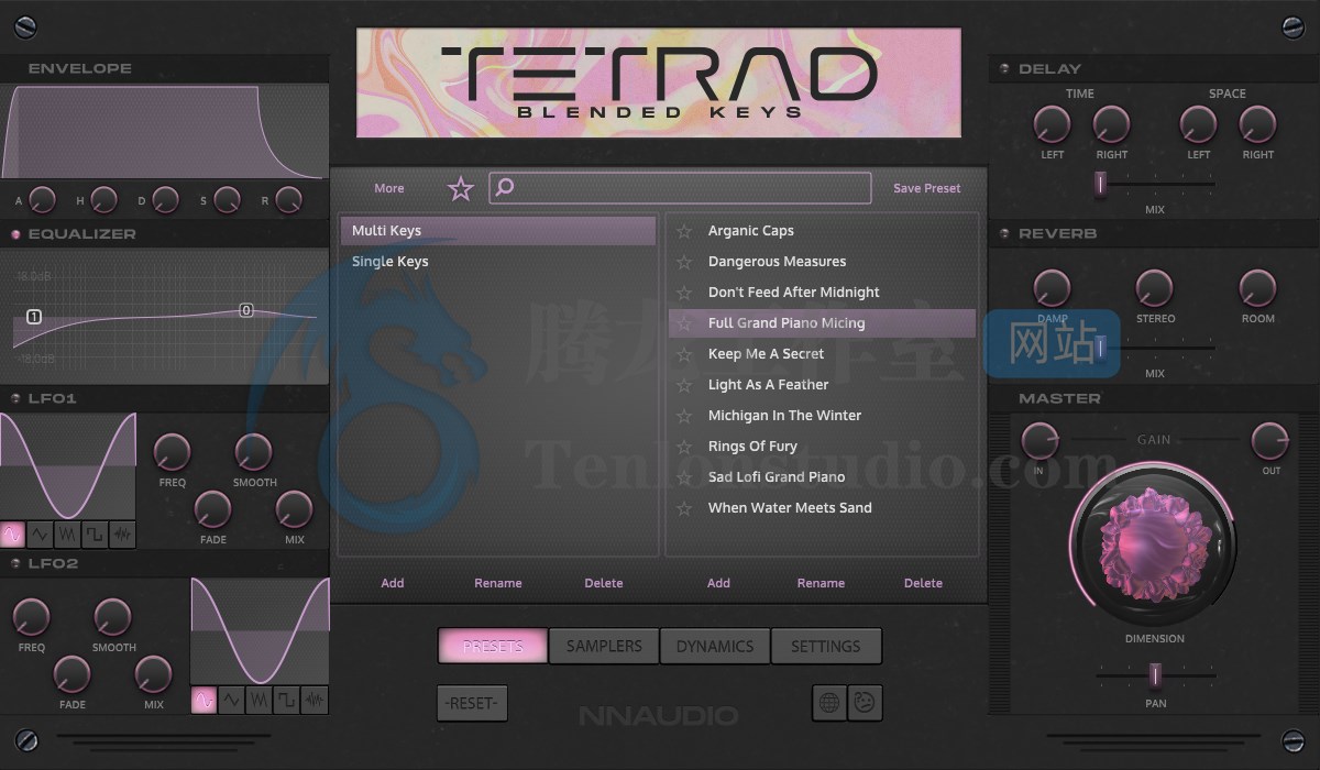 虚拟乐器插件 New Nation Tetrad Blended Rompler Bundle v1.1.1 破解版插图1 虚拟乐器插件 New Nation Tetrad Blended Rompler Bundle v1.1.1 破解版插图1