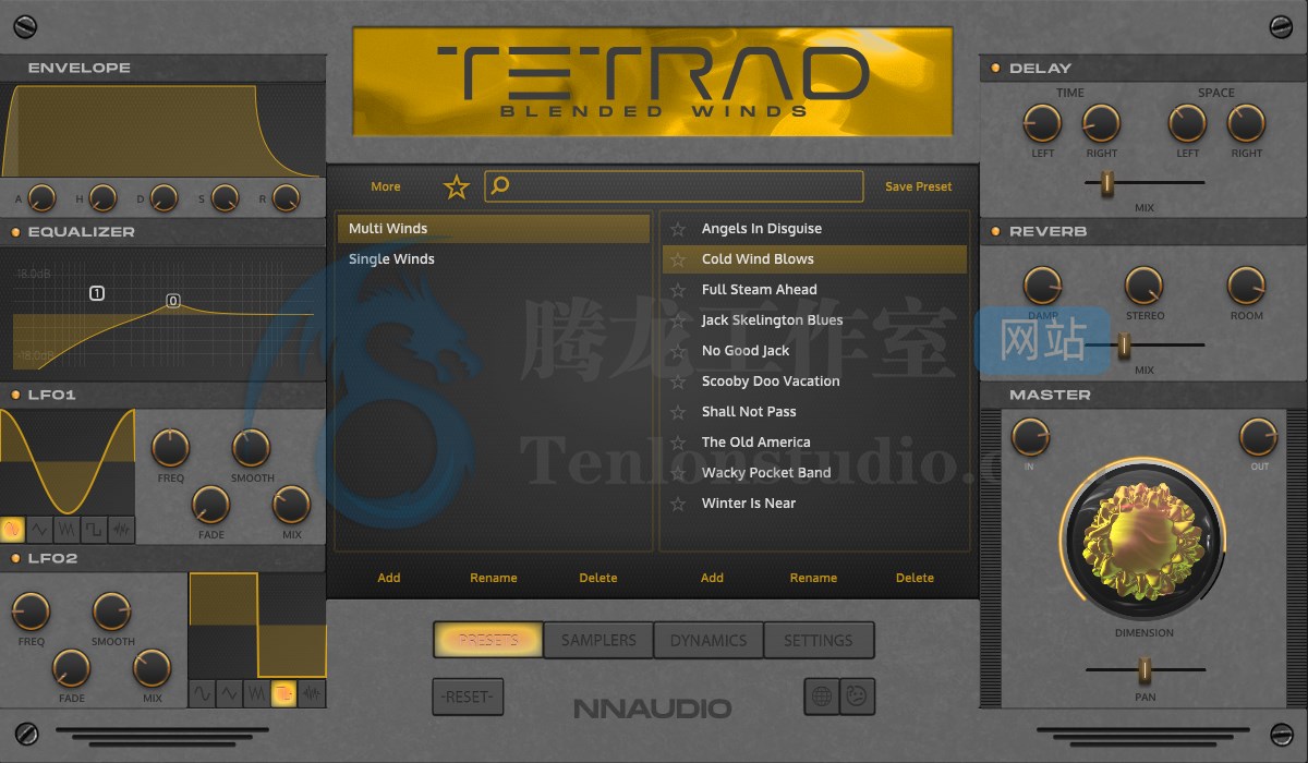 虚拟乐器插件 New Nation Tetrad Blended Rompler Bundle v1.1.1 破解版插图2 虚拟乐器插件 New Nation Tetrad Blended Rompler Bundle v1.1.1 破解版插图2