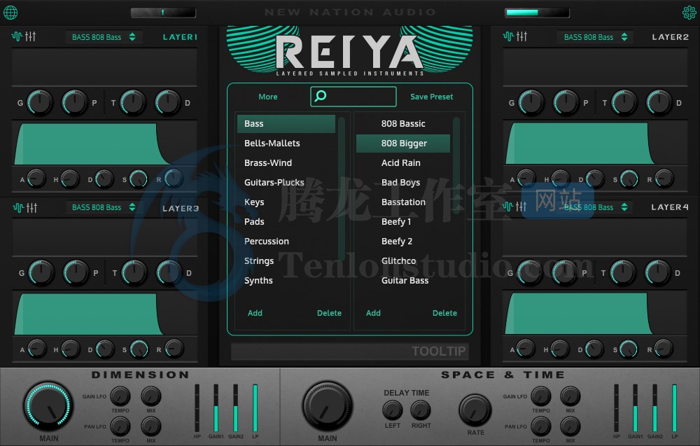 虚拟分层采样乐器插件 New Nation Reiya v1.1.1 破解版插图 虚拟分层采样乐器插件 New Nation Reiya v1.1.1 破解版插图
