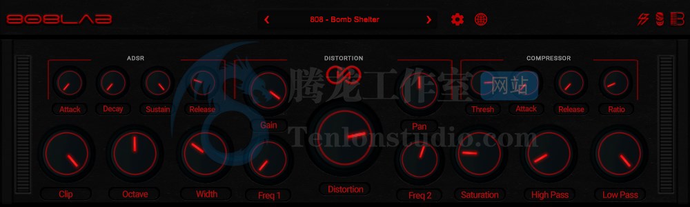 虚拟乐器插件 Brandon Chapa 808LAB v1.0.0 破解版插图 虚拟乐器插件 Brandon Chapa 808LAB v1.0.0 破解版插图