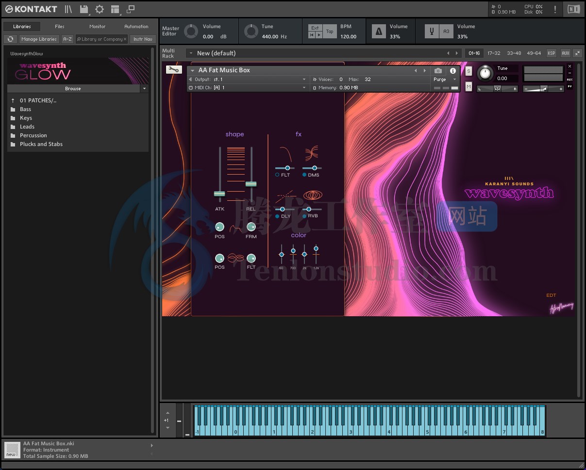 Karanyi Sounds Wavesynth Glow (KONTAKT) 波表合成音源插图 Karanyi Sounds Wavesynth Glow (KONTAKT) 波表合成音源插图