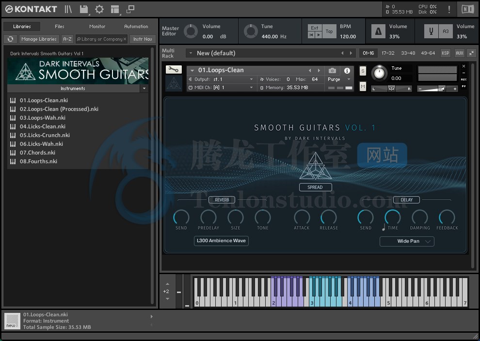Dark Intervals Smooth Guitars Vol 1 (KONTAKT) 电吉他音源插图 Dark Intervals Smooth Guitars Vol 1 (KONTAKT) 电吉他音源插图