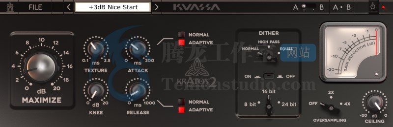 音频限制器插件 Kuassa Kratos 2 Maximizer v2.1.0 R2R破解版插图 音频限制器插件 Kuassa Kratos 2 Maximizer v2.1.0 R2R破解版插图